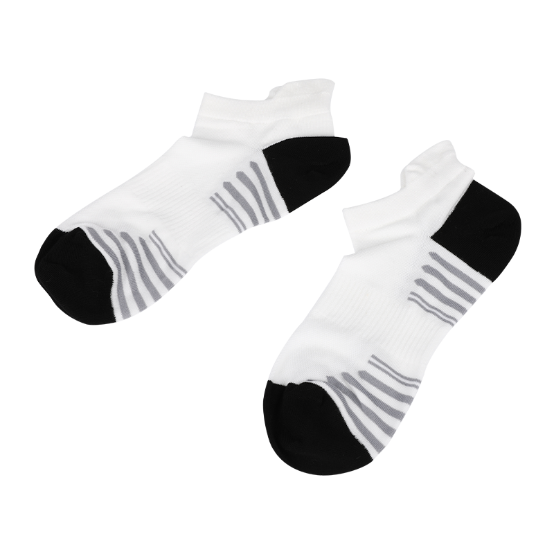 Vente chaude dames soutien de la voûte plantaire des orteils cousus en Y chaussettes à la cheville avec étiquette blister