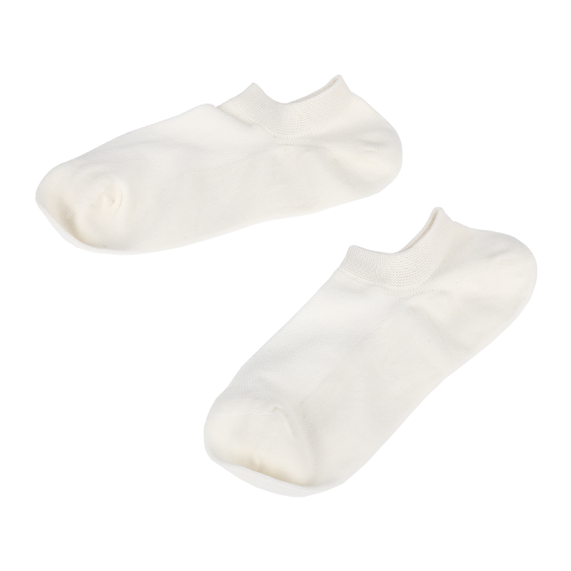 Chaussettes invisibles classiques pour femmes en maille respirante avec cou-de-pied cousu en U