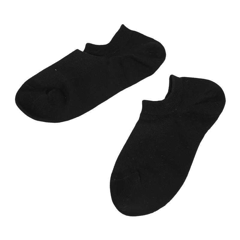 Chaussettes invisibles classiques pour femmes en maille respirante avec cou-de-pied cousu en U
