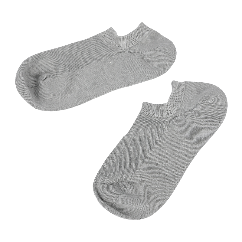 Chaussettes invisibles classiques pour femmes en maille respirante avec cou-de-pied cousu en U