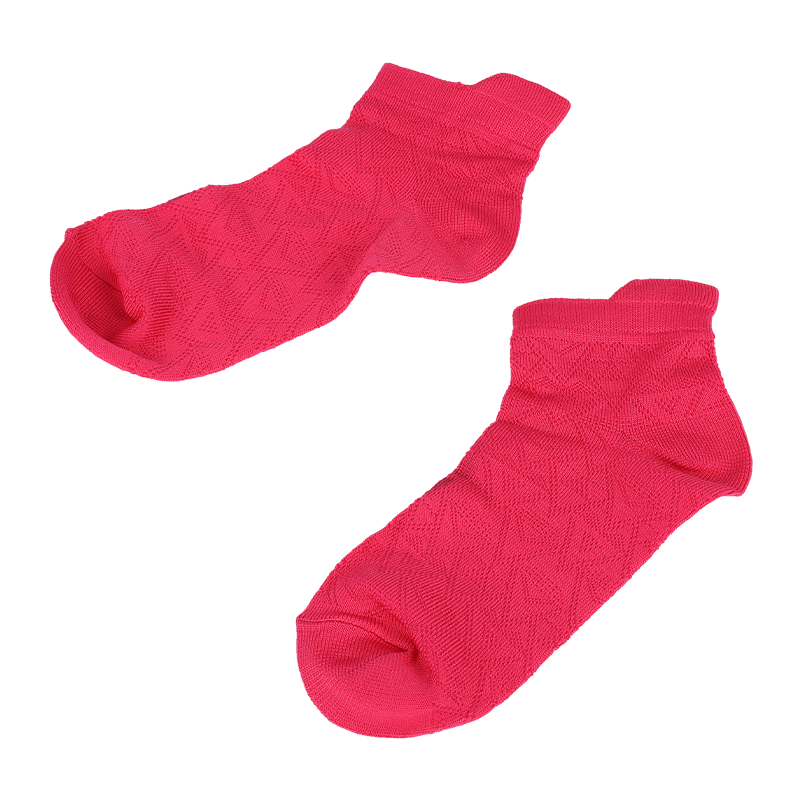 Chaussettes basses pour femmes en nylon microfibre super doux à motifs losanges