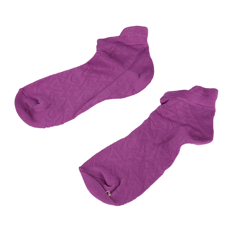 Chaussettes à la cheville en nylon microfibre super doux à motif floral pour femmes