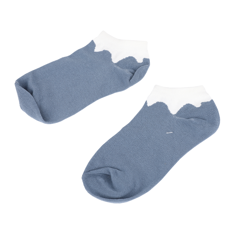 Chaussettes classiques en coton à coupe basse pour hommes