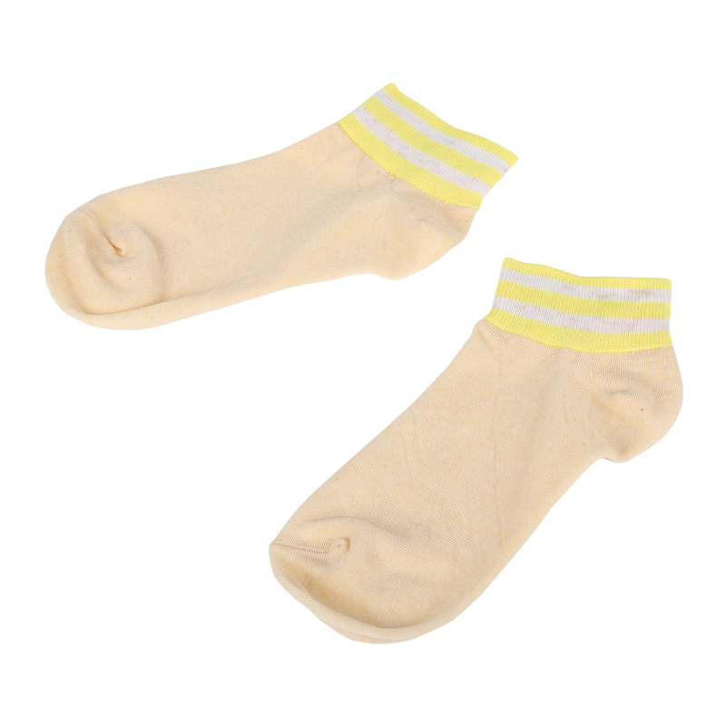 Conception gratuite logo personnalisé hommes cheville classique bas prix chaussettes avec passepoil rayé, bonneterie