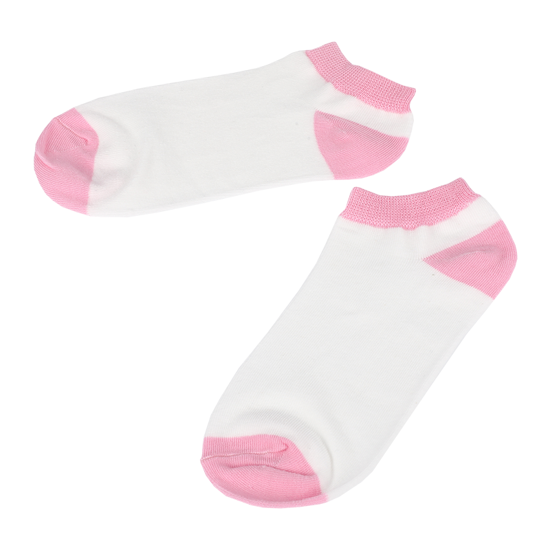 Vente en gros dames personnalisées ordinateur classique à rayures reliant des chaussettes de cheville invisibles à orteil sans couture