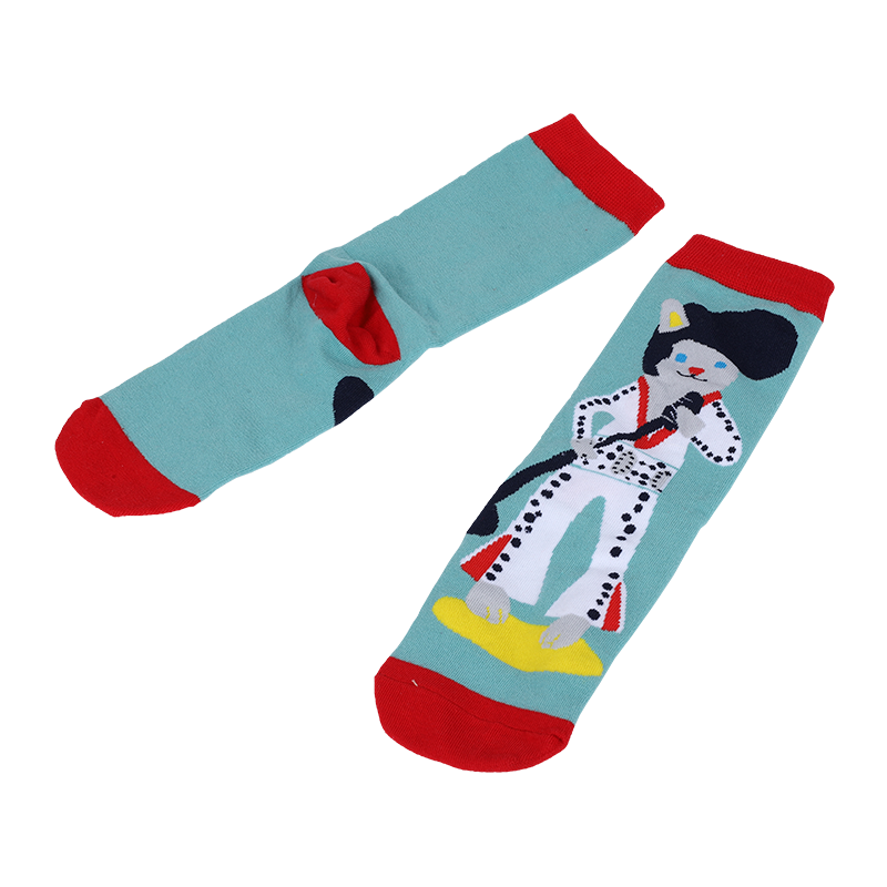 OEM personnalisé meilleur jacquard nouveauté unisexe mignon anime super héros personnalisé coton décontracté mode tube chaussettes