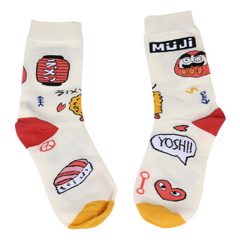 Assortissez l'esthétique de votre collection de vêtements chaussettes unisexes décontractées à coupe sèche, fabriquées avec du coton de haute qualité, de sorte que les chaussettes sont douces, confortables, durables, respirantes et chaudes.