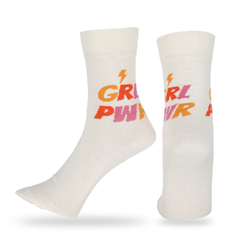 Couleurs et motifs personnalisés pour hommes chaussettes classiques avec lettres