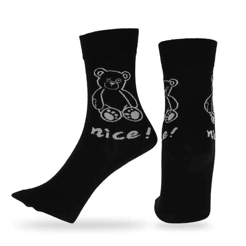 Couleurs et motifs personnalisés pour hommes chaussettes classiques avec lettres