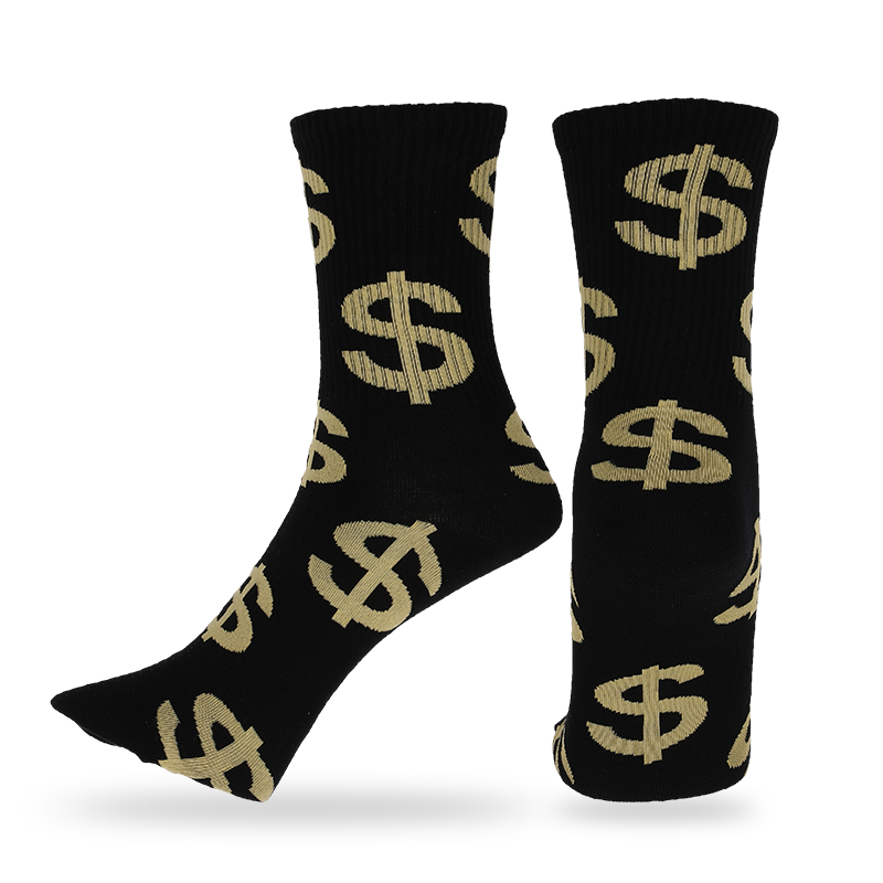 Vente en gros unisexe design mode sourire heureux chaussettes habillées à motifs chaussettes de marche quotidiennes