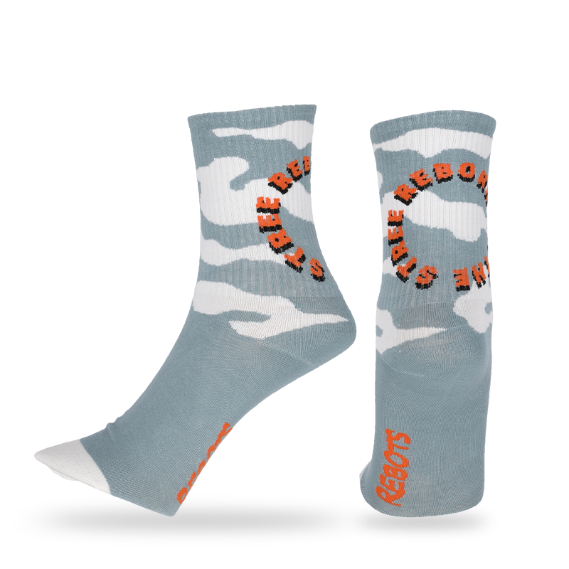 Vente en gros unisexe design mode sourire heureux chaussettes habillées à motifs chaussettes de marche quotidiennes