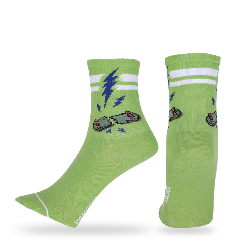 Vente en gros unisexe design mode sourire heureux chaussettes habillées à motifs chaussettes de marche quotidiennes