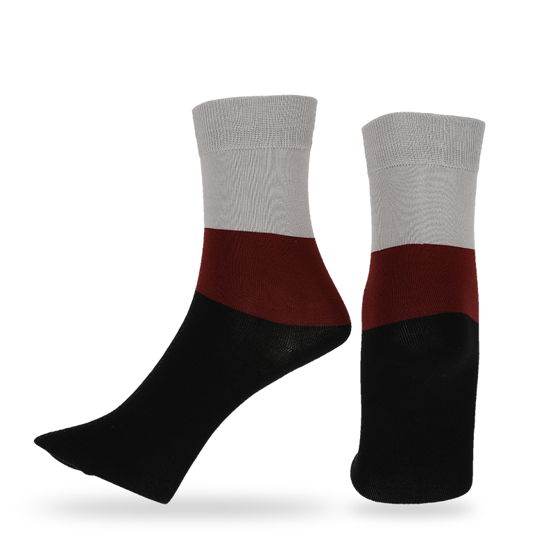 Chaussettes décontractées, habillées ou streetwear personnalisées en coton peigné OEKO-Tex de haute qualité pour hommes fils de coton naturels anti-boulochage chaussettes habillées classiques à larges rayures chaussettes de marche quotidiennes