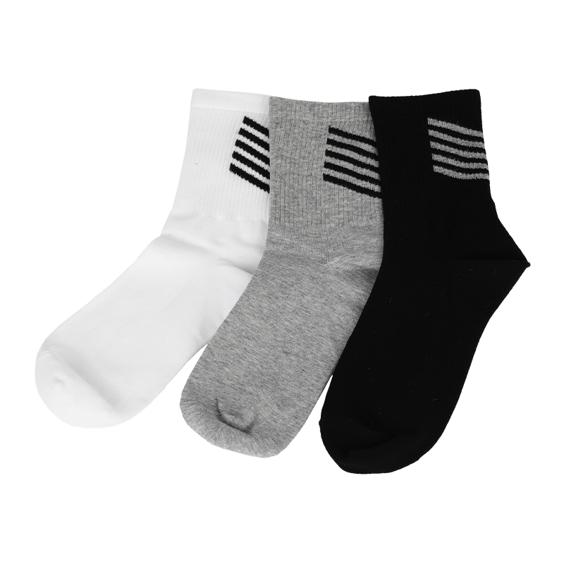 Vente en gros ou sur mesure hommes basket-ball classique camping jogging boxe tennis baseball golf et alpinisme sport chaussettes avec rayures à l'arrière