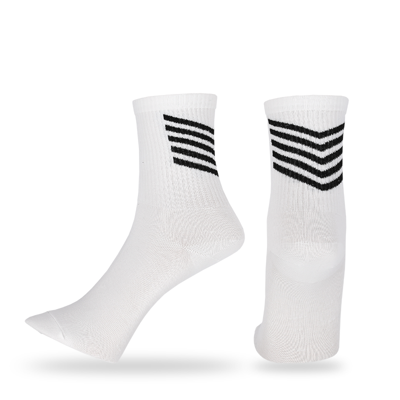 Vente en gros ou sur mesure hommes basket-ball classique camping jogging boxe tennis baseball golf et alpinisme sport chaussettes avec rayures à l'arrière