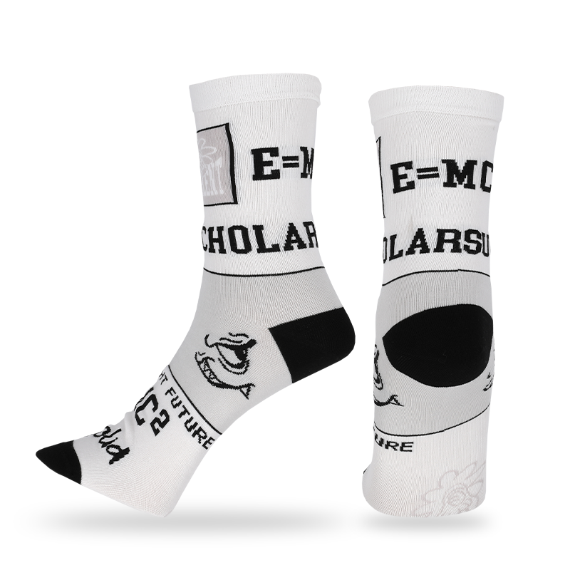chaussettes habillées pour hommes avec un riche motif jacquard et un motif abstrait