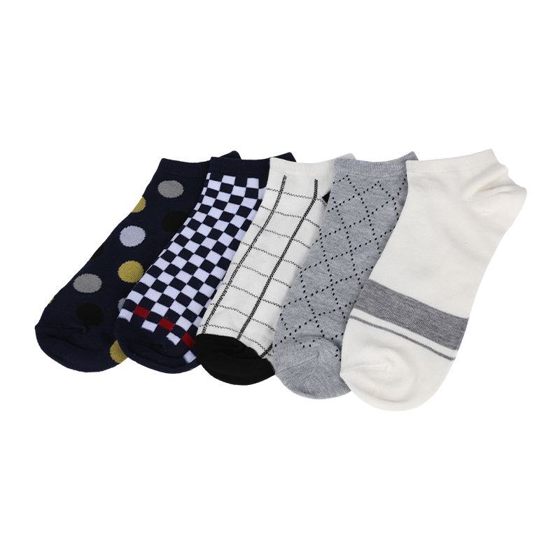 Chaussettes de baskets de cheville classiques anti-friction en coton mélangé pour hommes pour le marché japonais