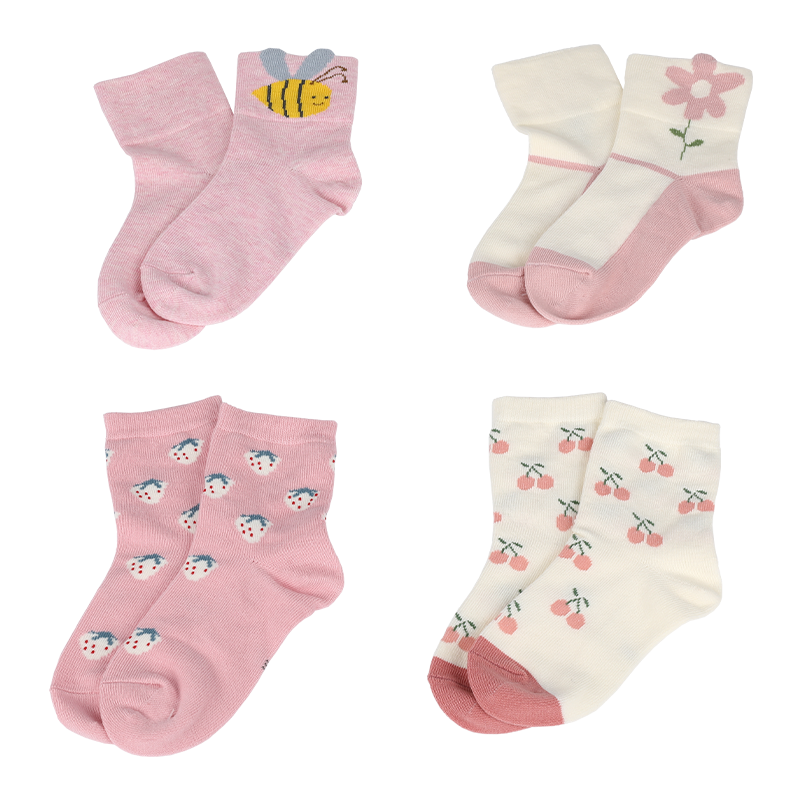 Chaussettes fines mignonnes pour enfants
