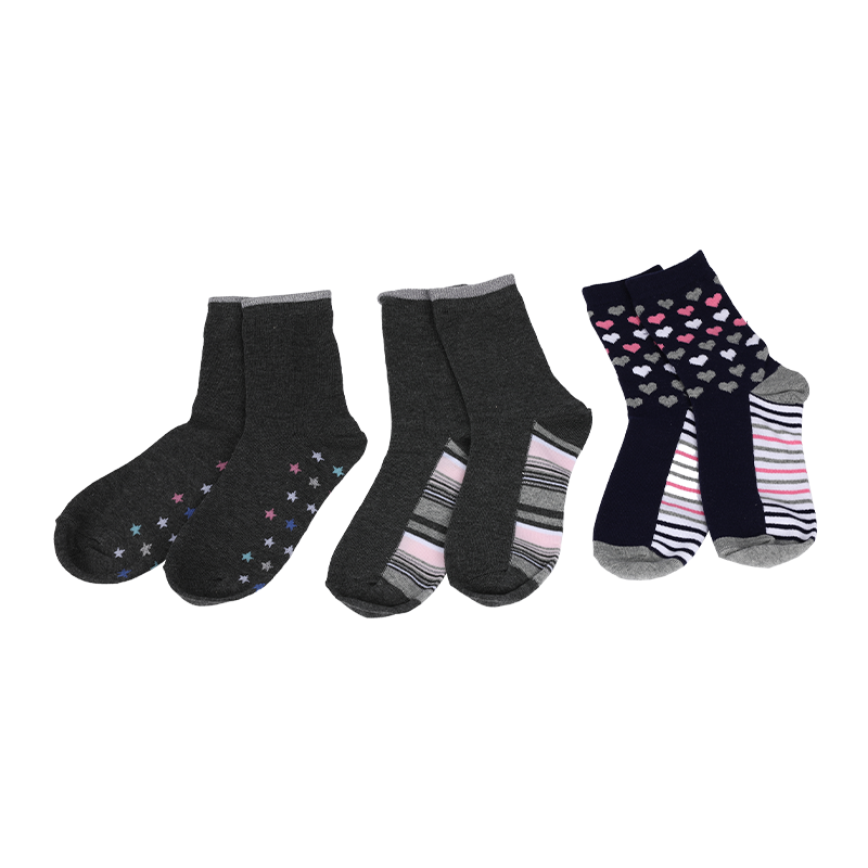 Chaussettes fantaisie jacquard pour enfants OEM personnalisées avec semelle délicate, style européen