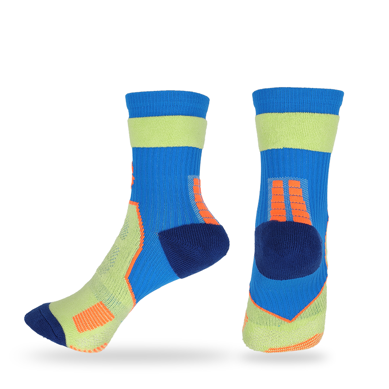 Chaussettes de basket-ball athlétiques à coussin Freestyle avec technologie de maintien, soutien de la voûte plantaire et conception en maille respirante
