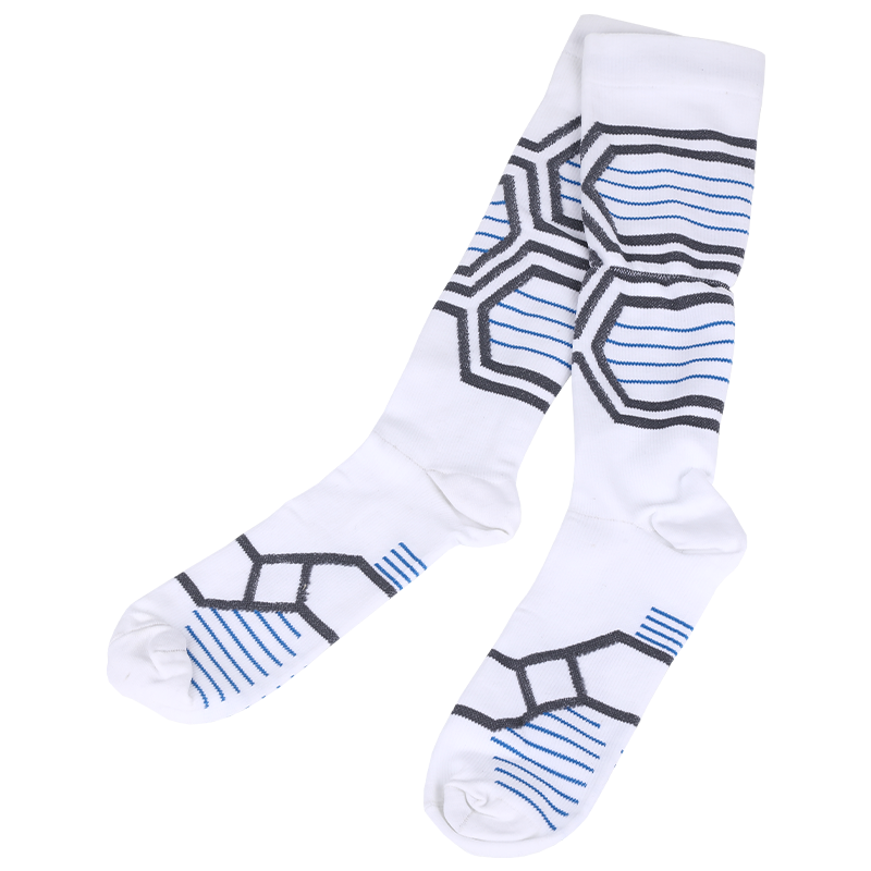 Conception haute performance compression de la pression variqueuse bas de trekking sain et confortable