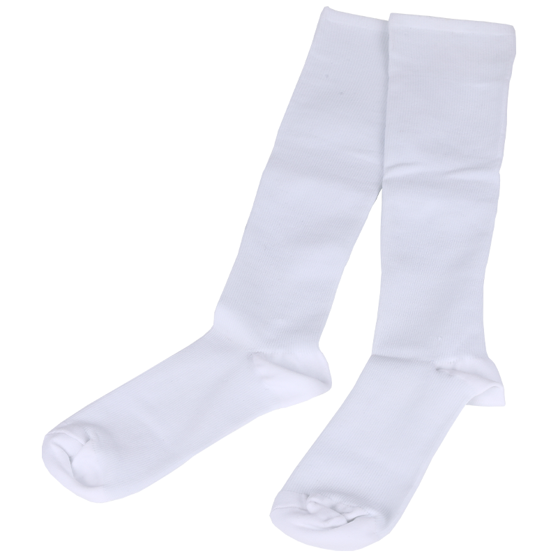 Chaussettes confortables et saines de compression de la pression variqueuse unie classique pendant le vol, le travail debout, l'alpinisme